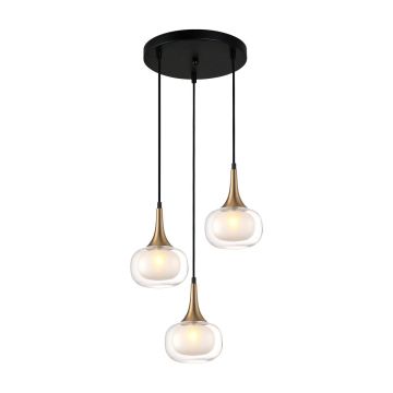 Lampa wisząca Konila PND-99709-3A-BRO-CL 3x10W/G9 IP20 od Italux