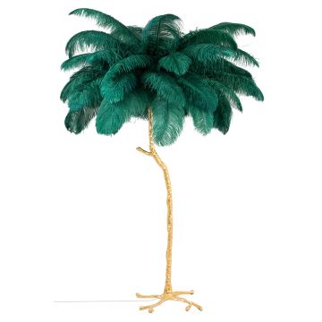 Lampa podłogowa TIFFANY JL0019.GREEN 5x40W/E27 IP20 od King Home