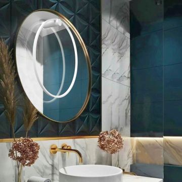 Kinkiet Mirror LP-999/1W S WH 3000K 1x35W/LED IP44 od Light Prestige