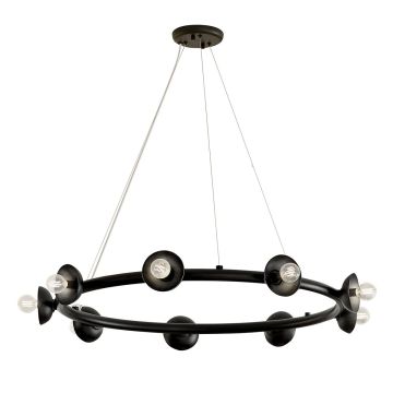 Żyrandol Palta KL-PALTA9-BK 9x40W/E14 IP20 od Kichler