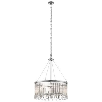 Lampa wisząca Piper KL-PIPER-6P-PC 6x60W/E14 od Kichler