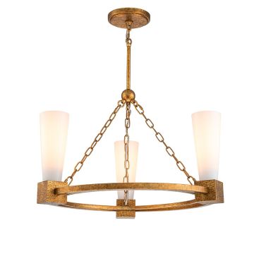 Żyrandol Kristy KRISTY3-DG-OPAL 3x40W/E27 IP20 od Elstead Lighting