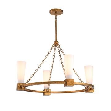 Żyrandol Kristy KRISTY4-DG-OPAL 4x40W/E27 IP20 od Elstead Lighting