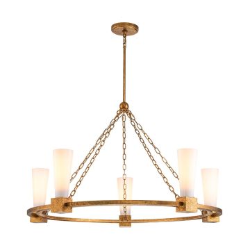 Żyrandol Kristy KRISTY5-DG-OPAL 5x40W/E27 IP20 od Elstead Lighting