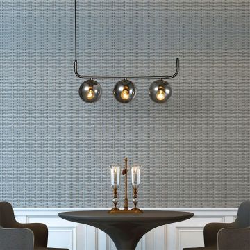 Lampa wisząca Alisa LP-005/3L grafit 3x40W/E14 IP20 od Light Prestige