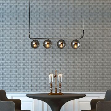 Lampa wisząca Alisa LP-005/4L grafit 4x40W/E14 IP20 od Light Prestige