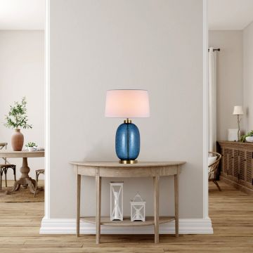 Lampa stołowa Amur LP-919/1T blue 1x60W/E27 IP20 od Light Prestige