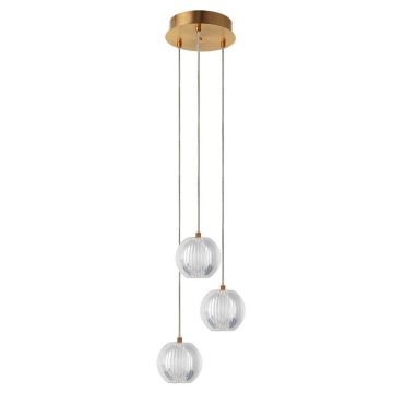 Lampa wisząca Brillant LP-3303/3P GD 3x11W/LED 1080lm IP20 od Light Prestige