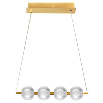 Lampa wisząca Brillant LP-3303/4L GD 3000K|4000K|6000K 4x20W/LED 1530lm IP20 od Light Prestige