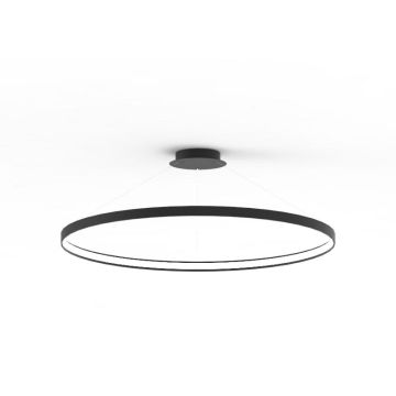 Lampa wisząca CIRCLE LA0722/1 - BK 3000K 1x70W/LED 7820lm od Zuma Line