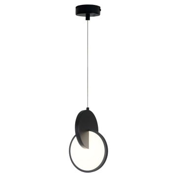 Lampa wisząca Circlo LP-1311/1P BK 3000K|4000K|6000K 1x8W/LED 843lm IP20 od Light Prestige