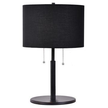 Lampa stołowa Fogo LP-0304/2T BK 2x15W/E27 IP20 od Light Prestige