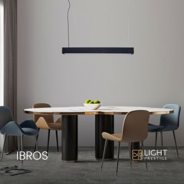 Lampa wisząca Ibros LP-7001/1P 20 BK-63 18 CCT 4000K 1x18W/LED 1140 lm IP20 od Light Prestige