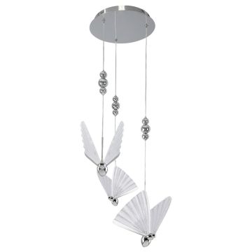 Lampa wisząca Mariposa LP-1715/3P CH 3000K|4000K|6000K 3x24W/LED IP20 od Light Prestige