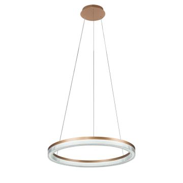 Lampa wisząca Midway LP-033/1P S GD Cr Tria 3000K|4000K|6000K 1x40W/LED 4970lm IP20 od Light Prestige