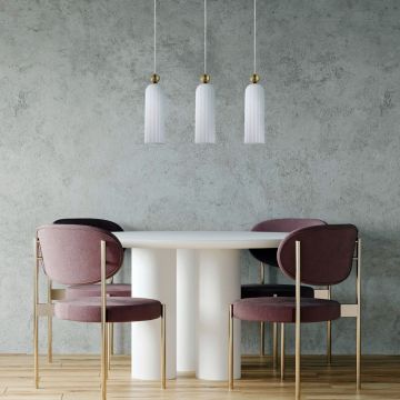Lampa wisząca Piega LP-939/3L white 3x40W/E14 IP20 od Light Prestige