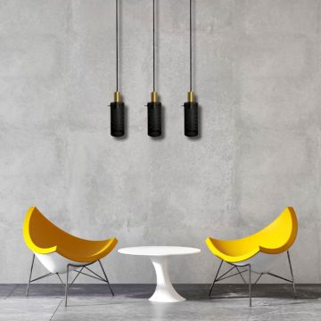 Lampa wisząca Tirana LP-945/3L BK 3x60W/E27 IP20 od Light Prestige