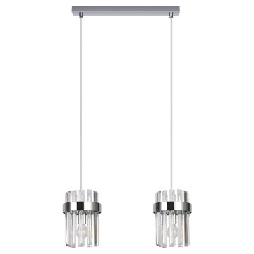 Lampa wisząca Vetro LP-2910/2L CH 2x10W/E14 IP20 od Light Prestige