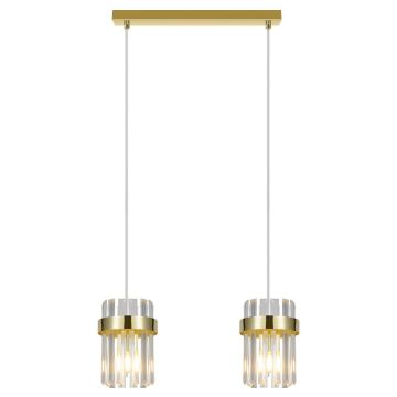 Lampa wisząca Vetro LP-2910/2L GD 2x10W/E14 IP20 od Light Prestige