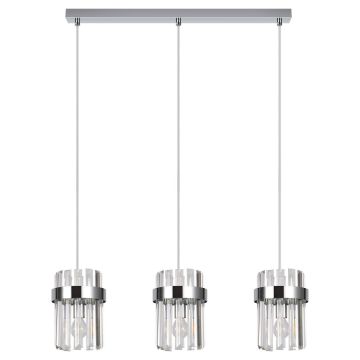 Lampa wisząca Vetro LP-2910/3L CH 3x10W/E14 IP20 od Light Prestige