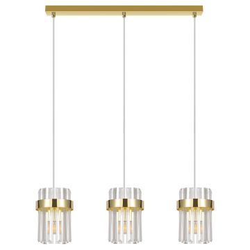 Lampa wisząca Vetro LP-2910/3L GD 3x10W/E14 IP20 od Light Prestige