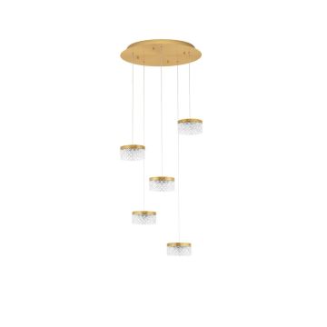 Lampa wisząca MINEROS LE44582 3000k 5x32W/led IP20 1993lm od Luces Exclusivas