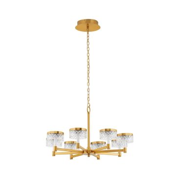 Żyrandol MINEROS LE44586 3000k 8x48W/led IP20 3094lm od Luces Exclusivas