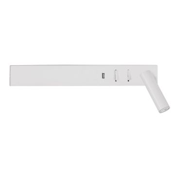 Kinkiet ZARATE LE42220 3000k 1x5W+3W/led IP20 560lm od Luces Exclusivas