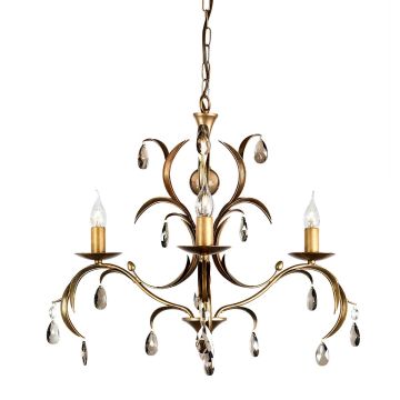 Żyrandol LL3 ANT BRZ LILY od ELSTEAD LIGHTING