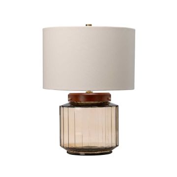 Lampka stołowa LUGA LUGA-TL-SMOKE 1x60W/E27 od Elstead Lighting