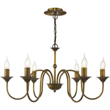 Żyrandol Lydian LYD0663 6x40w/E14 od Dar Lighting