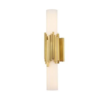 Kinkiet Marvele MARVELE-2WB-AB-OPAL 3000K 2x4W/G9 800lm IP44 od Elstead Lighting
