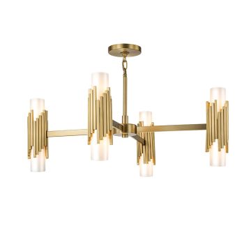 Żyrandol Marvele MARVELE8-AB-OPAL 8x40W/E14 IP20 od Elstead Lighting