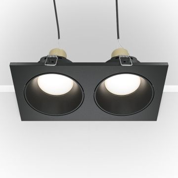 Downlight wpuszczany Zoom DL033-2-02B 2x50W/GU10 IP65 od Maytoni
