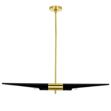 Lampa wisząca APOLLO MD21419-2M.BLACK.GD 2x40W/E27 IP20 od King Home