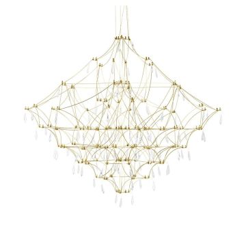 Lampa wisząca CONSTELATION GOLD MSE1501100127 3000K 72x72W/LED 2880lm IP20 od King Home