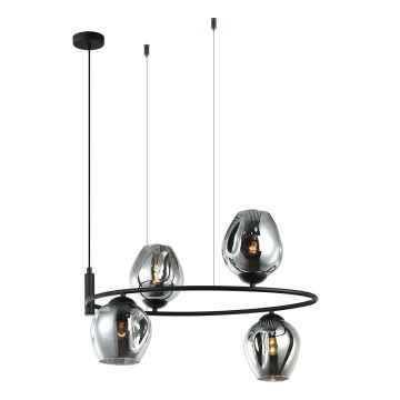 Zwis sufitowy MDM-4046-4 BK+SG ROXANE od Italux