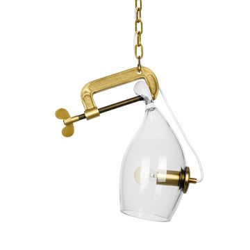 Lampa wisząca VICE MD10961-1S.BRASS 1x40W/E27 IP20 od King Home