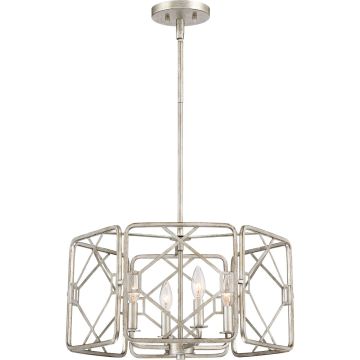 Żyrandol Mission QZS-MIS2820RB 4x60W/E14 od Quoizel