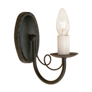 Lampa ścienna MN1 BLACK MINSTER od Elstead Lighting