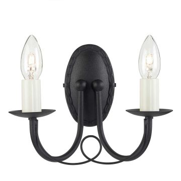 Lampa ścienna MN2 BLACK MINSTER od Elstead Lighting