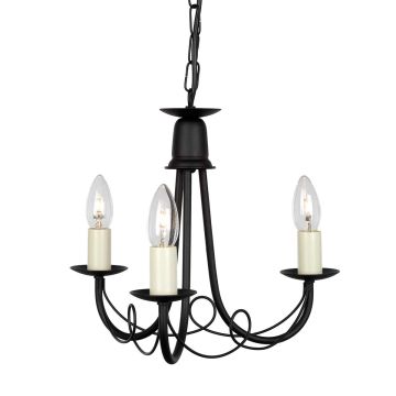 Żyrandol MN3 BLACK MINSTER od ELSTEAD LIGHTING