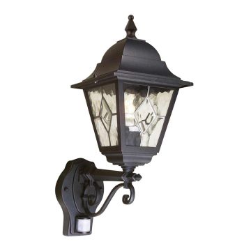 Kinkiet ogrodowy NR1 PIR BLACK SECURITY LANTERS od Elstead Lighting