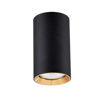 Downlight natynkowy Manacor LP-232/1D - 130 BK/GD 1x50W/GU10 IP20 od Light Prestige