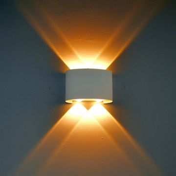 Kinkiet Ortelo OWL-6650-2-WH-3K 3000K 4x4W/LED 336lm IP54 od Italux
