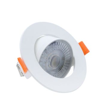 Downlight wpuszczany Plus LP-1506/1RS WH 3000K|4000K|6000K 1x7W/LED 622lm IP20 od Light Prestige