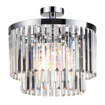 Lampa sufitowa Vetro LP-2910/4C CH 4x10W/E14 IP20 od Light Prestige