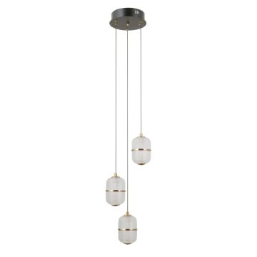 Lampa wisząca Alani PND-34375-3-BK 3000K 3x15W/LED 1170lm IP20 od Italux
