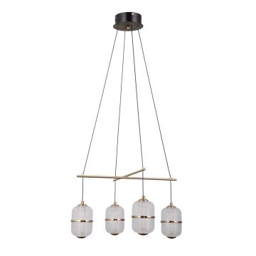 Lampa wisząca Alani PND-34375-4-BK 3000K 4x24W/LED 1931lm IP20 od Italux