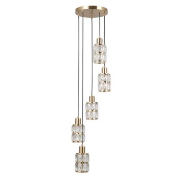 Lampa wisząca Alma PND-40668-5-HBR 5x40W/E27 IP20 od Italux